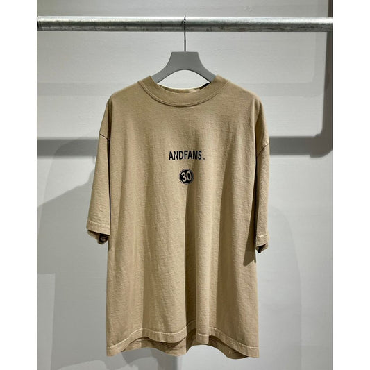 ANDFAMILYS Pigment Dye Tee -Anniv 30-