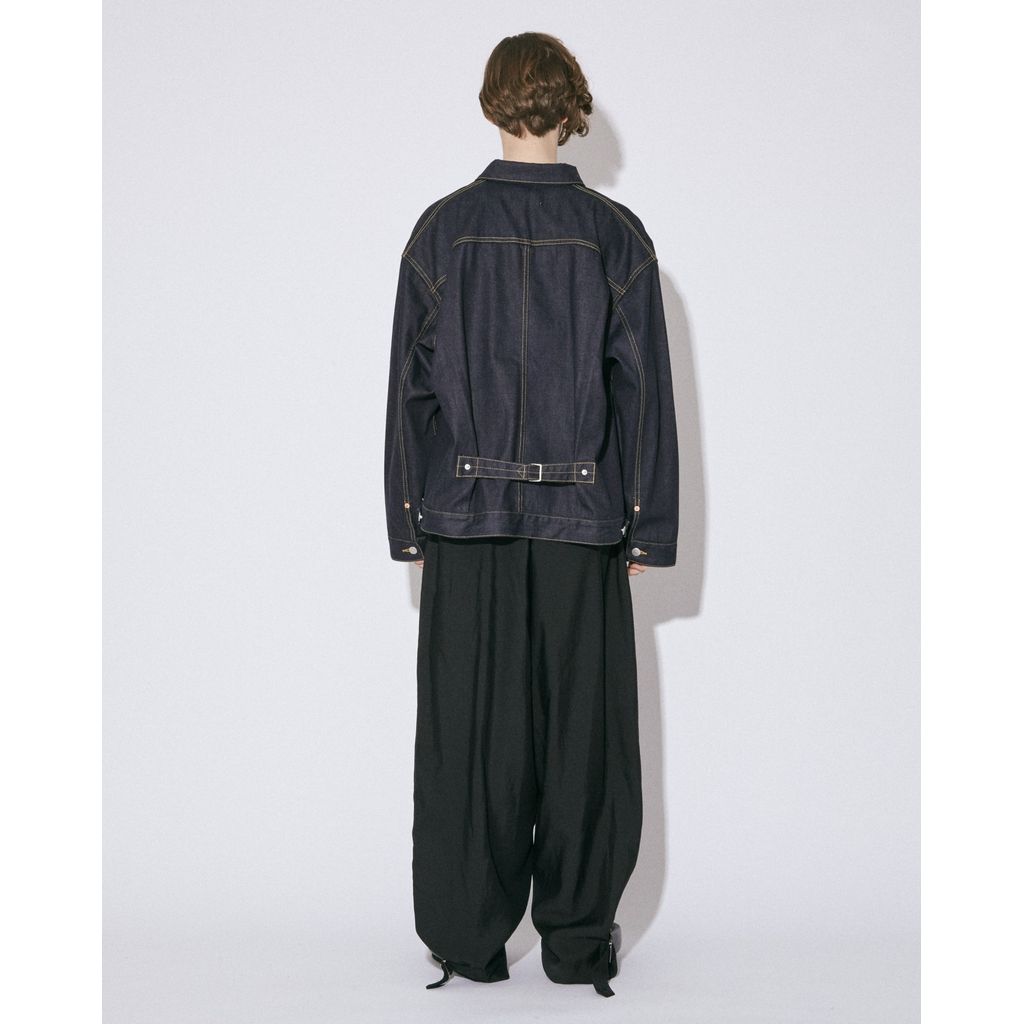 beautiful people  selvedge denim square big blouson