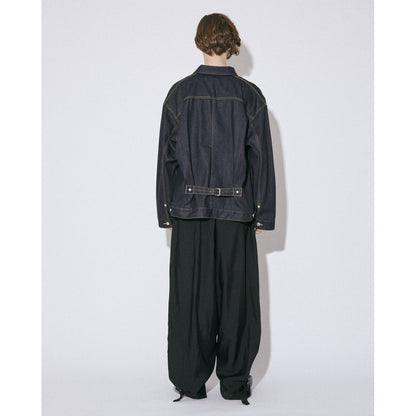 beautiful people  selvedge denim square big blouson