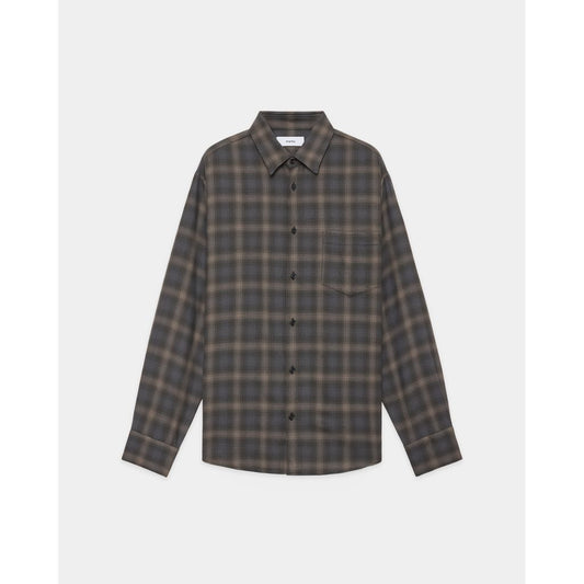 marka  Super 140’s 2/96 Wool Viyella Regular Collar Shirt