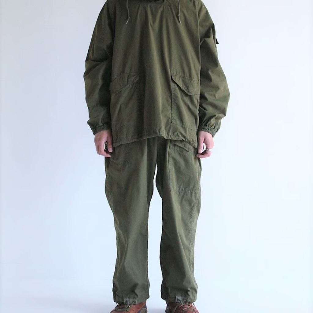ANACHRONORM AN273 MILITARY ANORAK PULLOVER JACKET OLIVE – MAROON