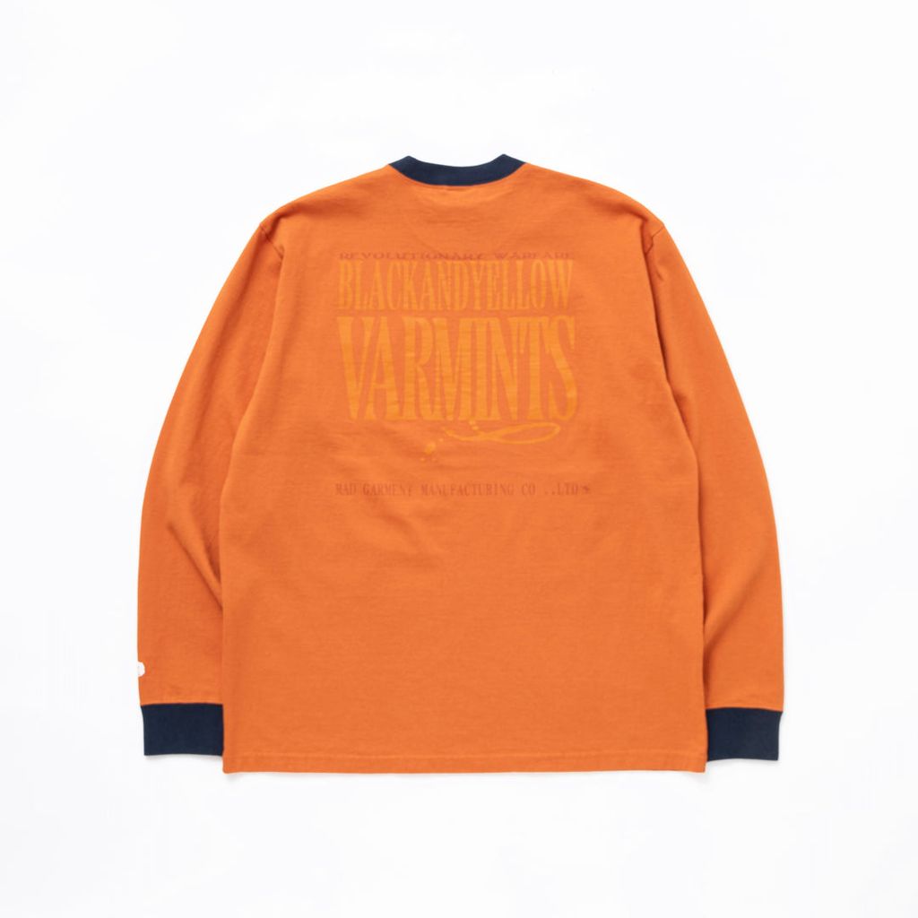 RATS TRIM L/S TEE BACK PRINT