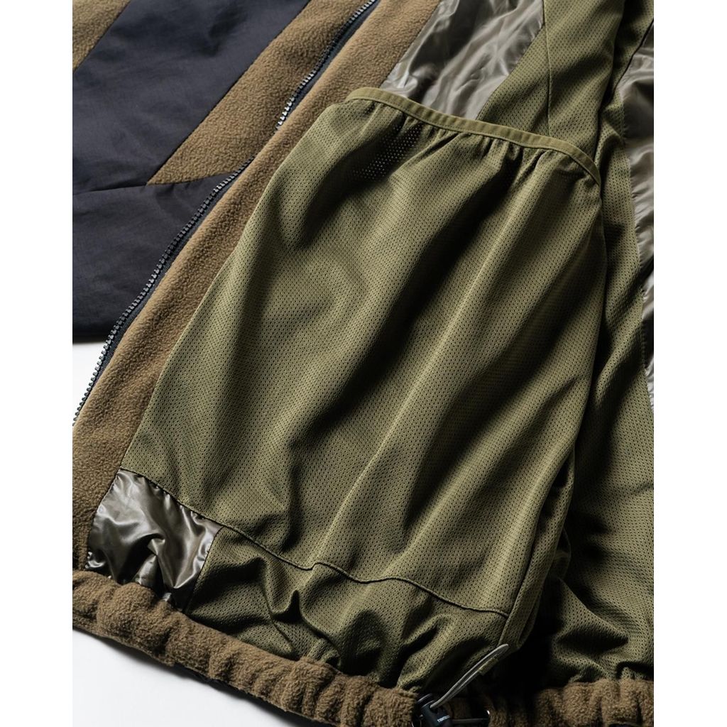 TIGHTBOOTH x 紅桜 NYLON PANEL FLEECE JKT FW25-RC04