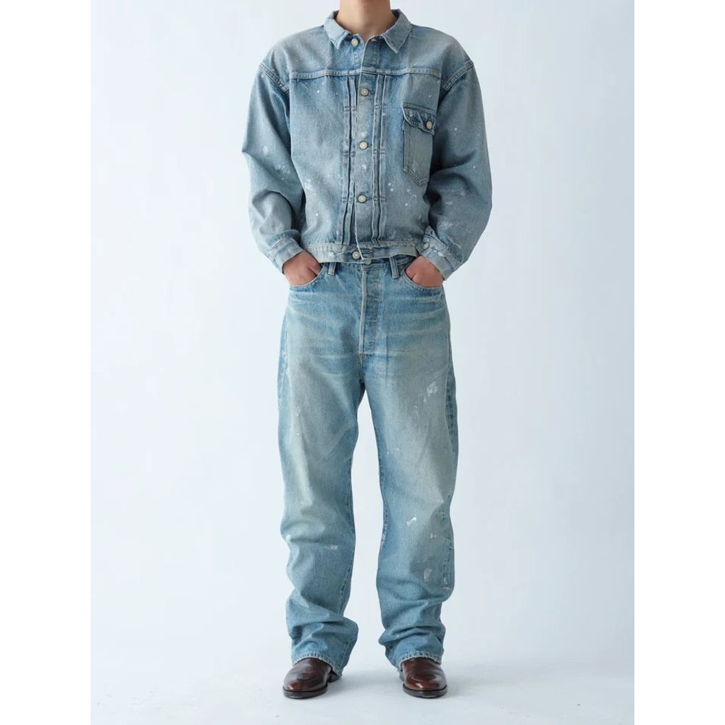 New Manual T-BACK DENIM JACKET