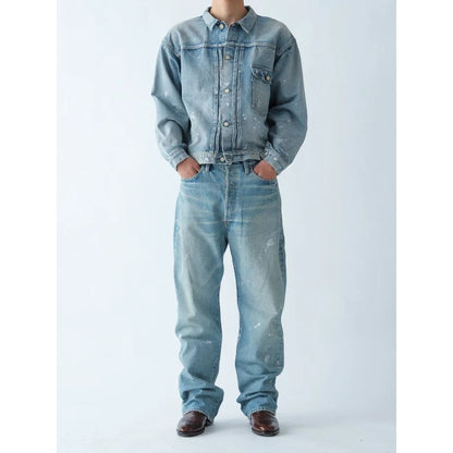 New Manual T-BACK DENIM JACKET