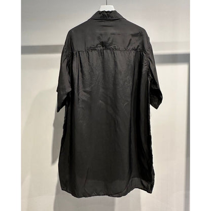 Y's for men CHAIN STITCH OPEN-COLLAR SHORT SLEEVE SHIRT