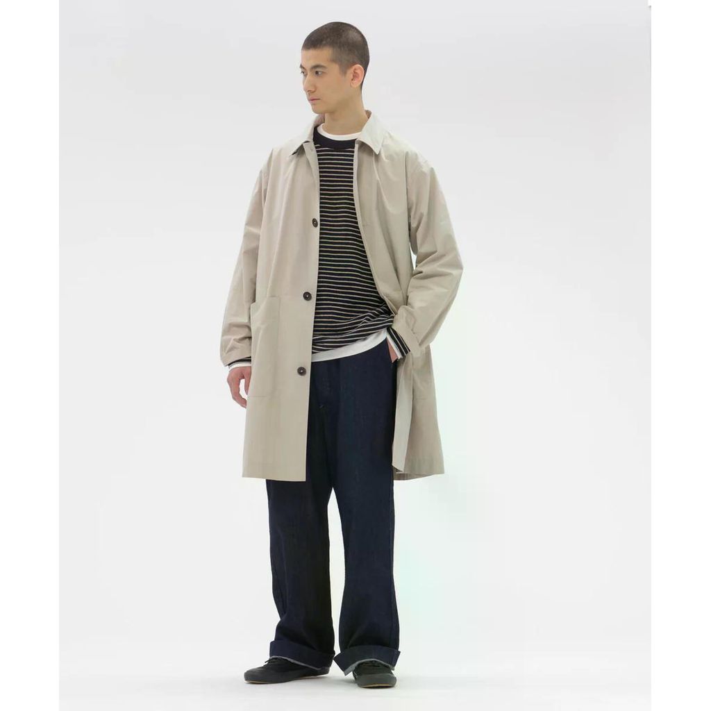 MHL. CANTON LIGHT DENIM TROUSERS