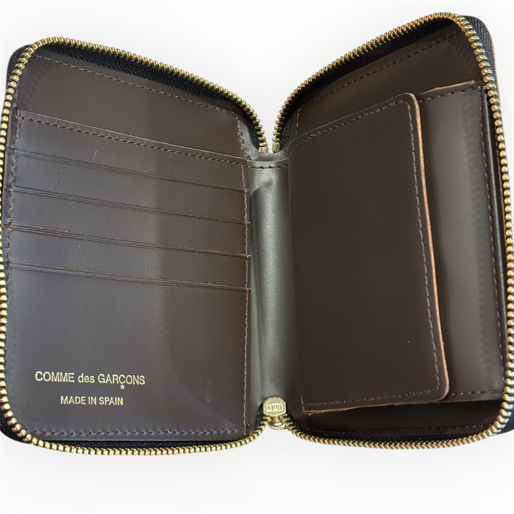 Wallet COMME des GARCONS Triple Stitch Brown