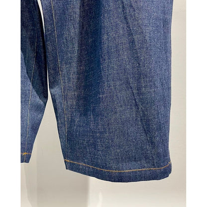 Y's for men 12oz DENIM PAINTER PANTS WITH COLOR COMBI STITCH