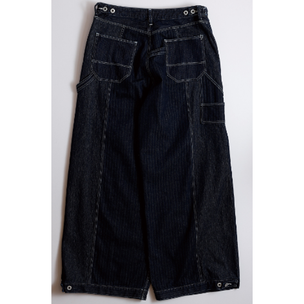FDMTL FA26PN12R  PATCHWORK DOUBLE KNEE PANTS RINSE