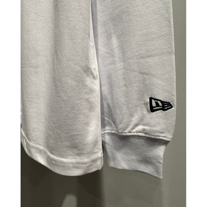 Ground Y×NEW ERA GROUND Y LOGO L/S OVERSIZED PERFORMANCE TEE WHITE