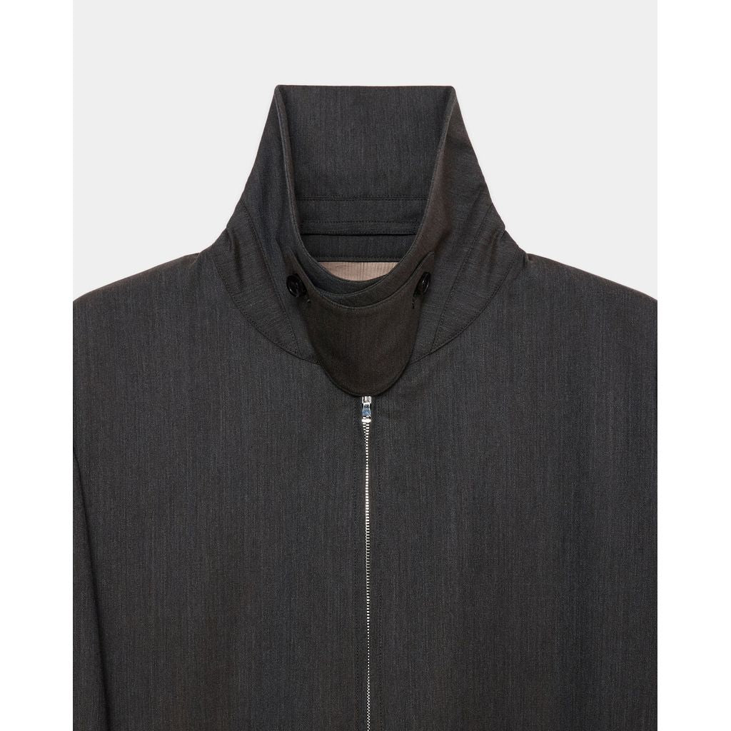 marka 2/60 Wool Tropical Melange / Zip Blouson