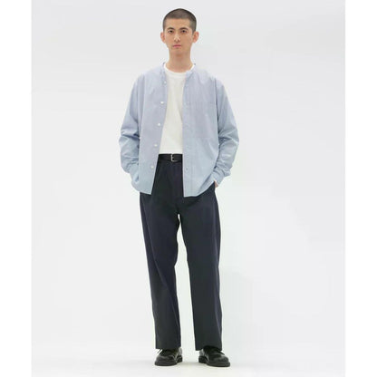 MARGARET HOWELL COTTON HAIRLINE STRIPE SHIRT