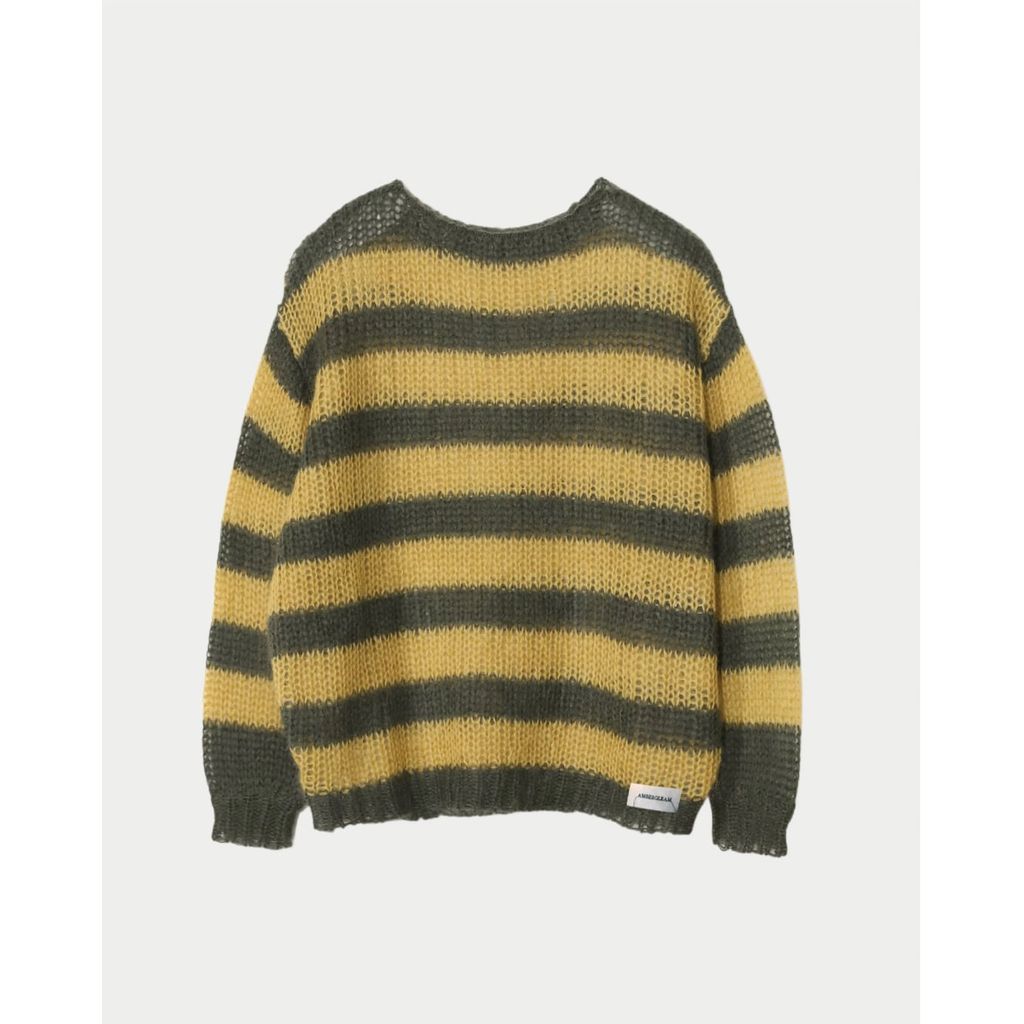 AMBERGLEAM Mesh Mohair knit