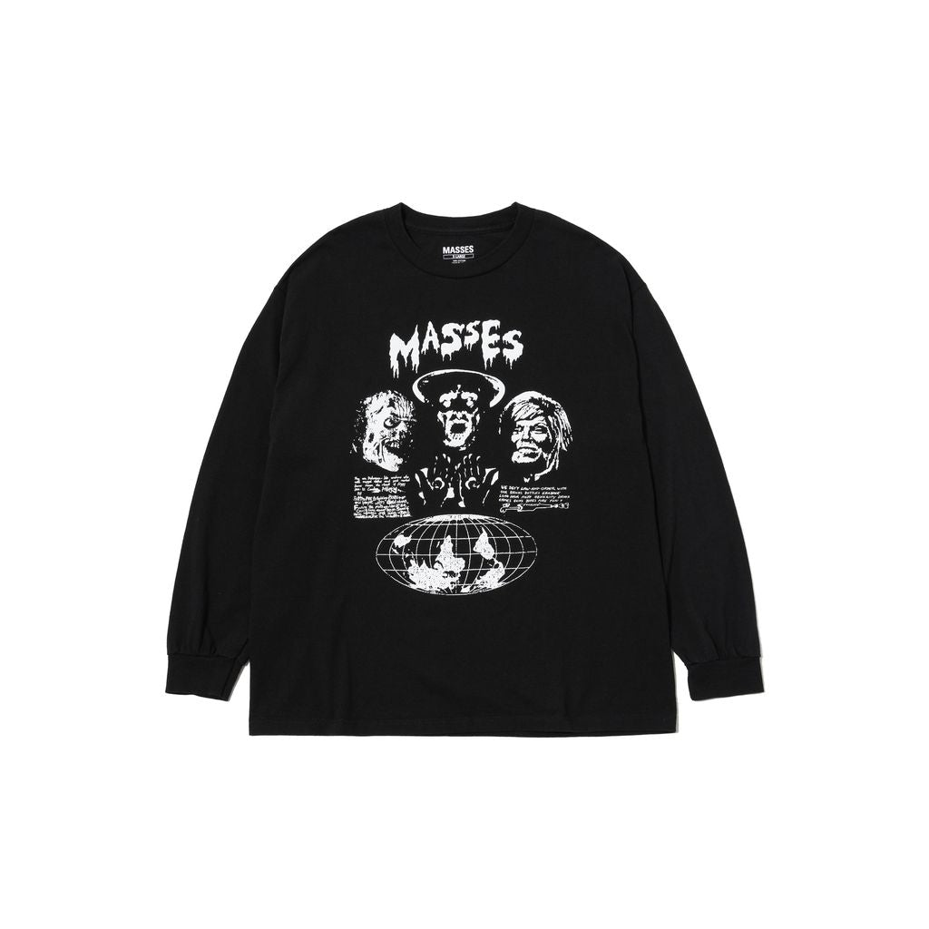 MASSES T-SHIRT L/S GLOBE