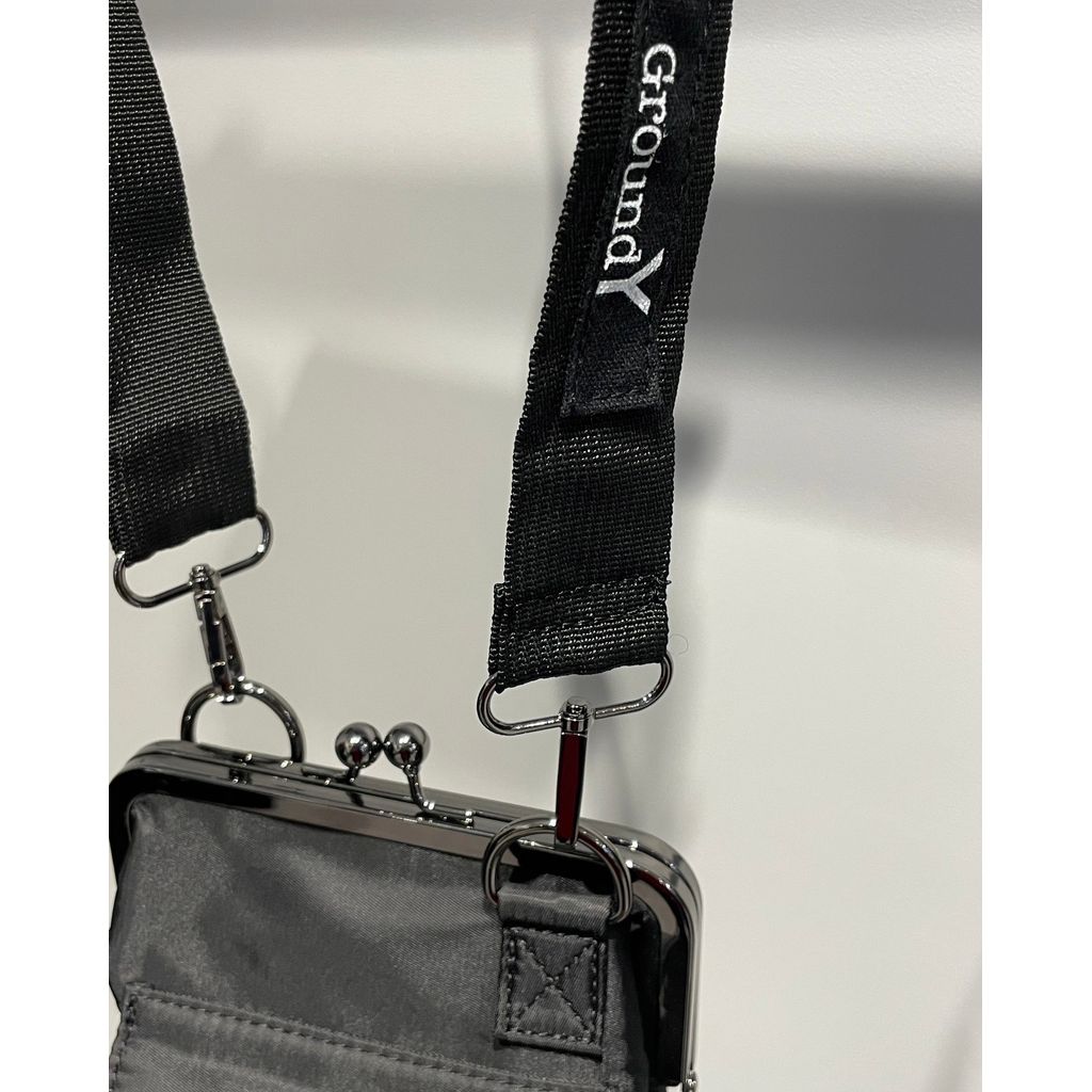 Ground Y SHOULDER BAG WITH CLASP CLOSURE