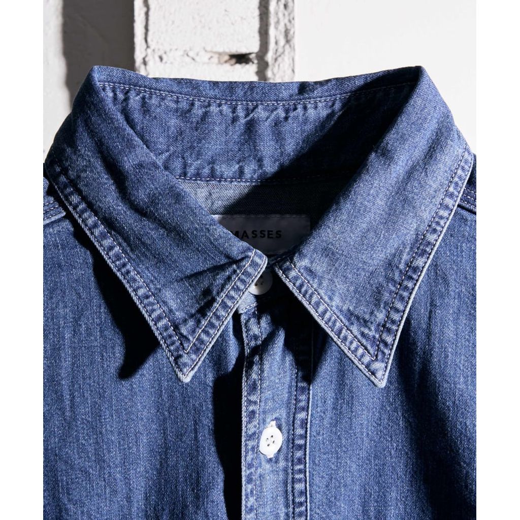MASSES DENIM SHIRTS B.WASH
