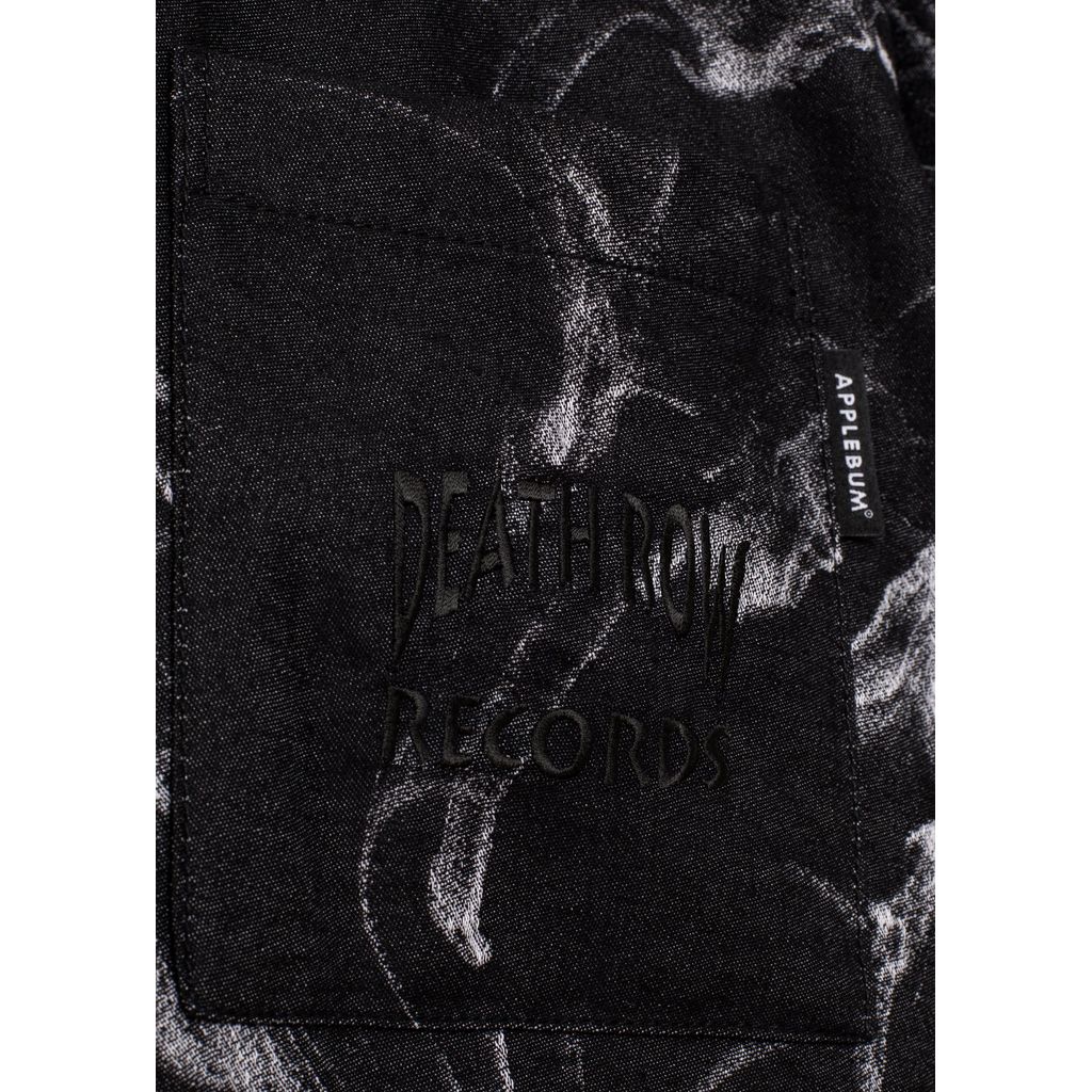APPLEBUM DEATH ROW RECORDS L/S SHIRT-SMOKE