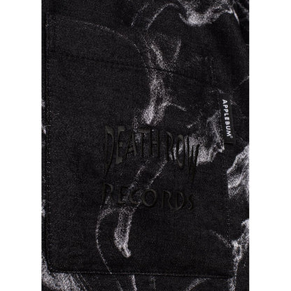 APPLEBUM DEATH ROW RECORDS L/S SHIRT-SMOKE