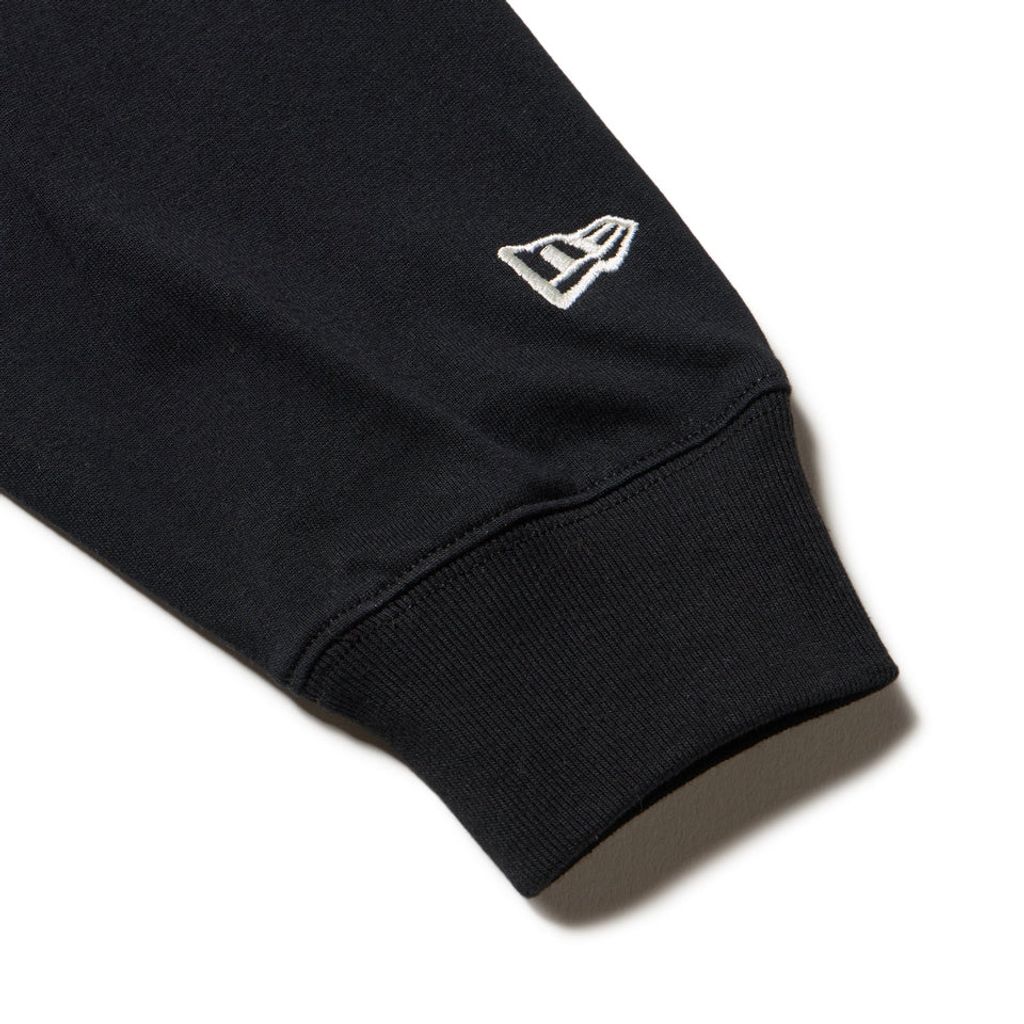 NEW ERA 長袖 オーバーサイズド コットン Tシャツ Tagging ブラック
