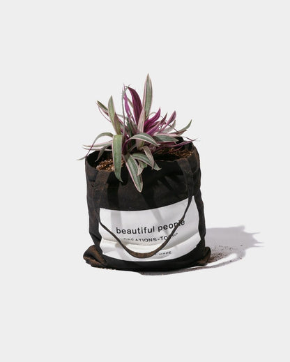 beautiful people SDGs name tag tote bag mushroom