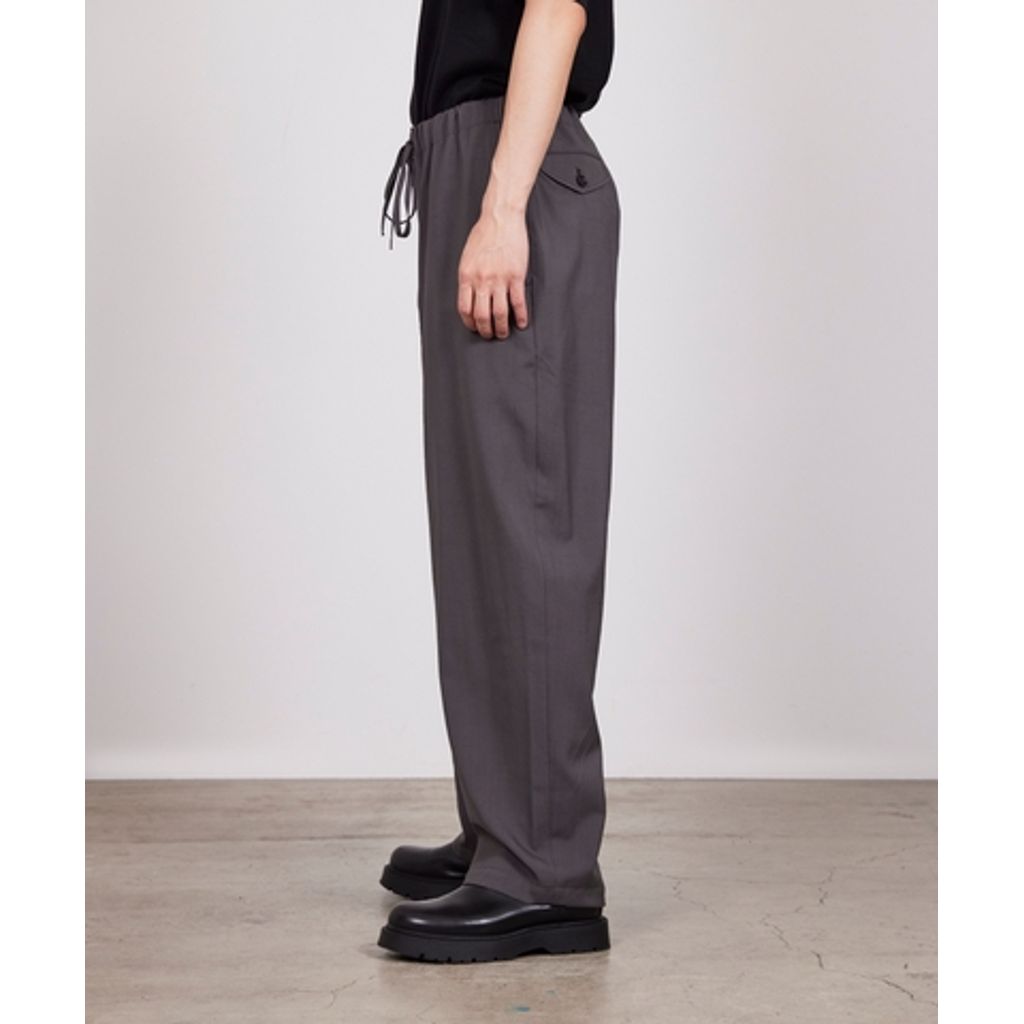 MARKA 2/72 WASHER WOOL TROPICAL COCOON WIDE EASY PANTS