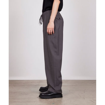 MARKA 2/72 WASHER WOOL TROPICAL COCOON WIDE EASY PANTS