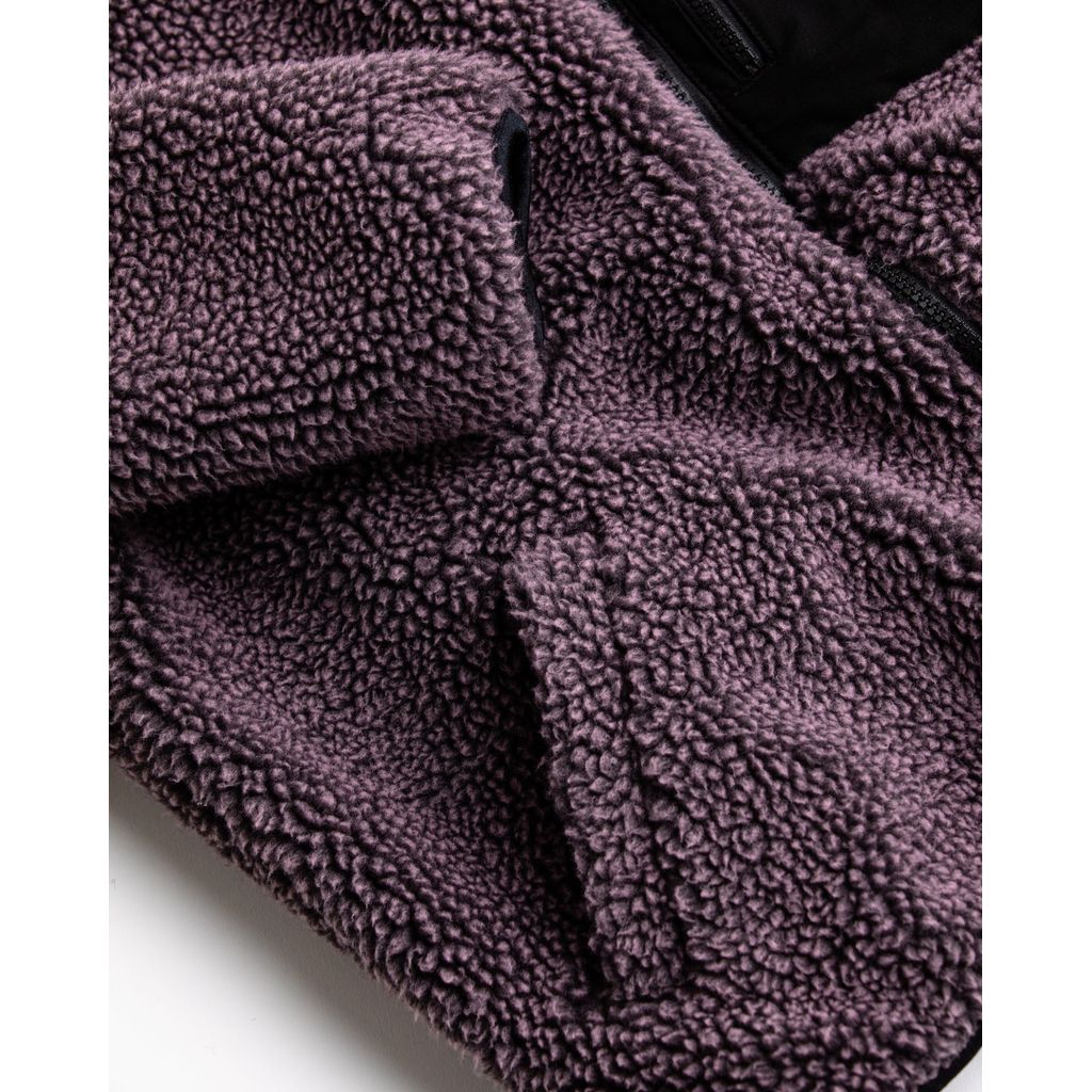 ANACHRONORM REVERSIBLE BOA JACKET PURPLE
