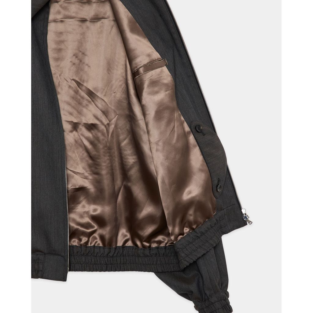 marka 2/60 Wool Tropical Melange / Zip Blouson