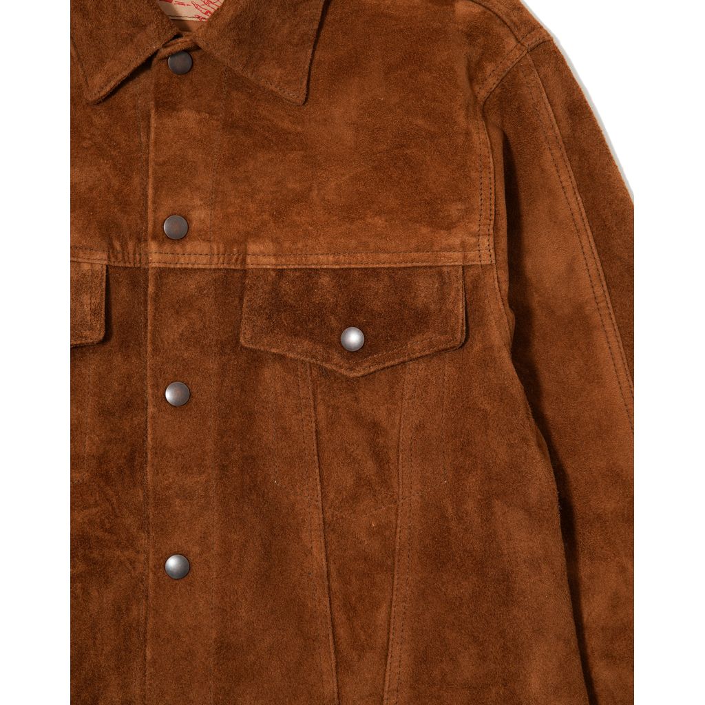 MASSES HORSE SUEDE JKT – MAROON WEBSTORE