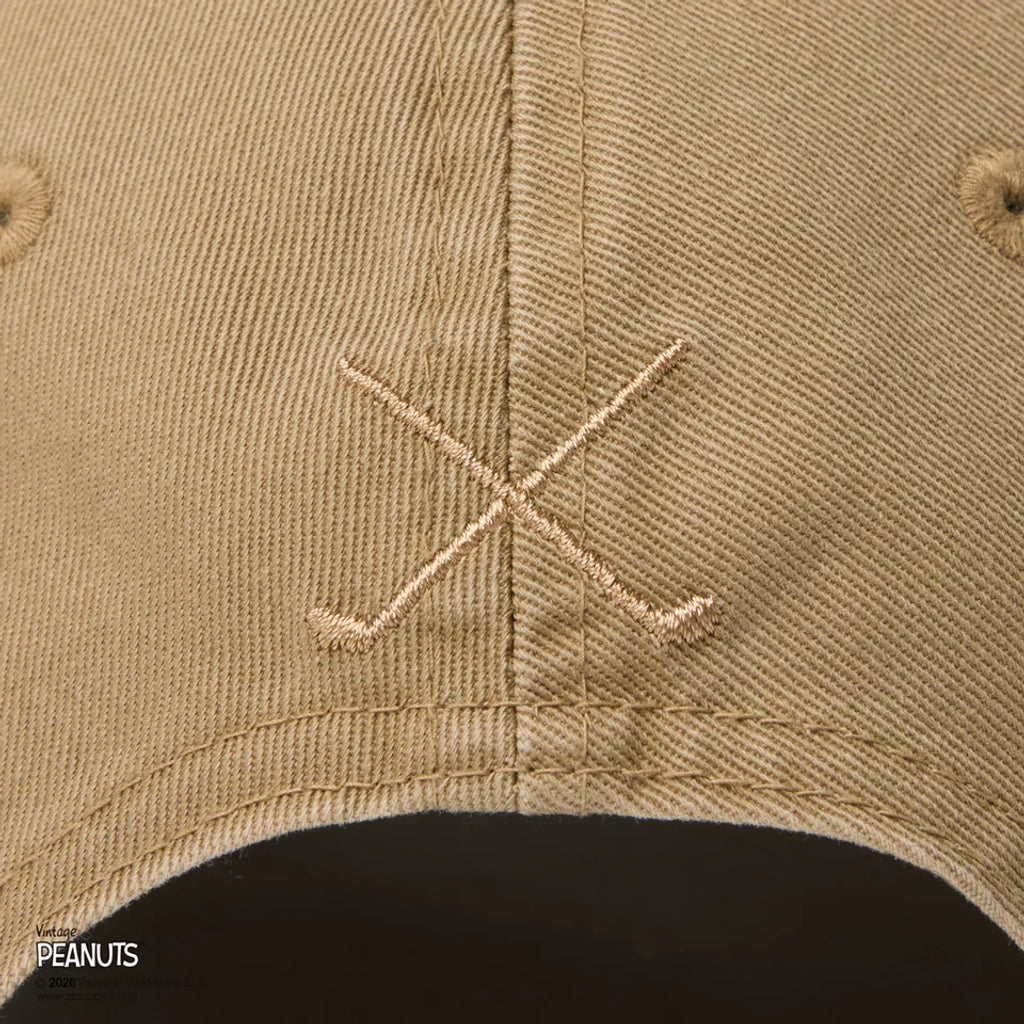 NEW ERA 9TWENTY Vintage PEANUTS ピーナッツ GOLF スイング カーキ