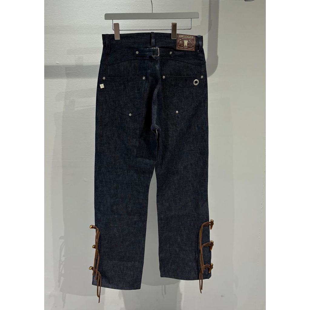 FAF NEWCOMMUNE Wide Leg Denim Pants Rigid