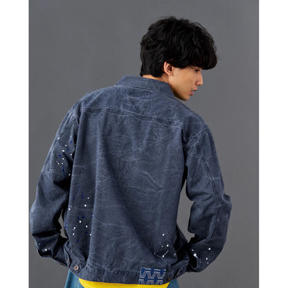 Liberaiders  GARMENT DYED TRUCKER JACKET