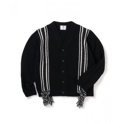 SON OF THE CHEESE  FRINGE KNIT CARDIGAN