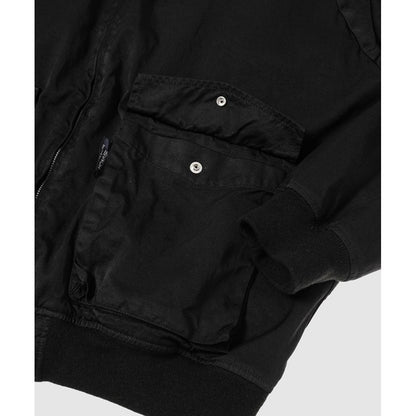 COMME des GARCONS HOMME NYLON TWILL OVER DYE MILITALY JACKET (BLACK)
