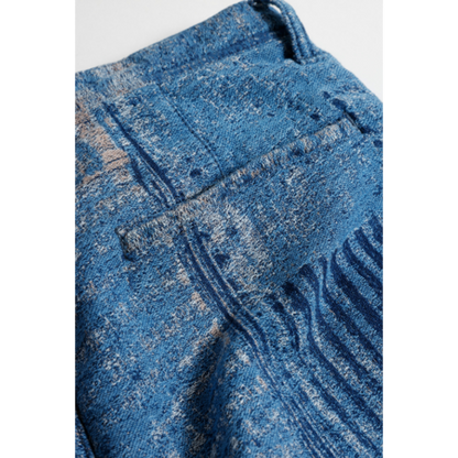 【予約商品】 FDMTL BORO JAQUARD WIDE PANTS 3YR WASH