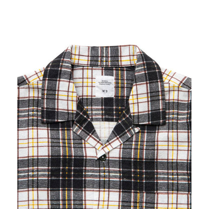 BEDWIN & THE HEARTBREAKERS L/S ORG PRINTED NEL SHIRT "RICK"