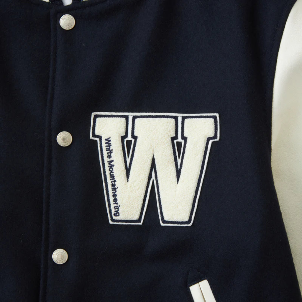 WHITE MOUNTAINEERING WM × Schott VARSITY JACKET