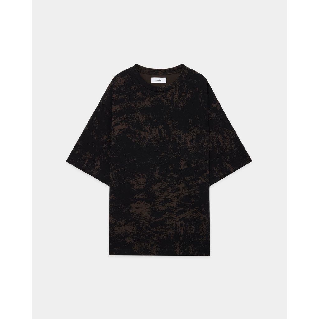 MARKA 20//1 RECYCLE SUVIN ORGANIC COTTON KNIT LOOSE FIT POCKET TEE