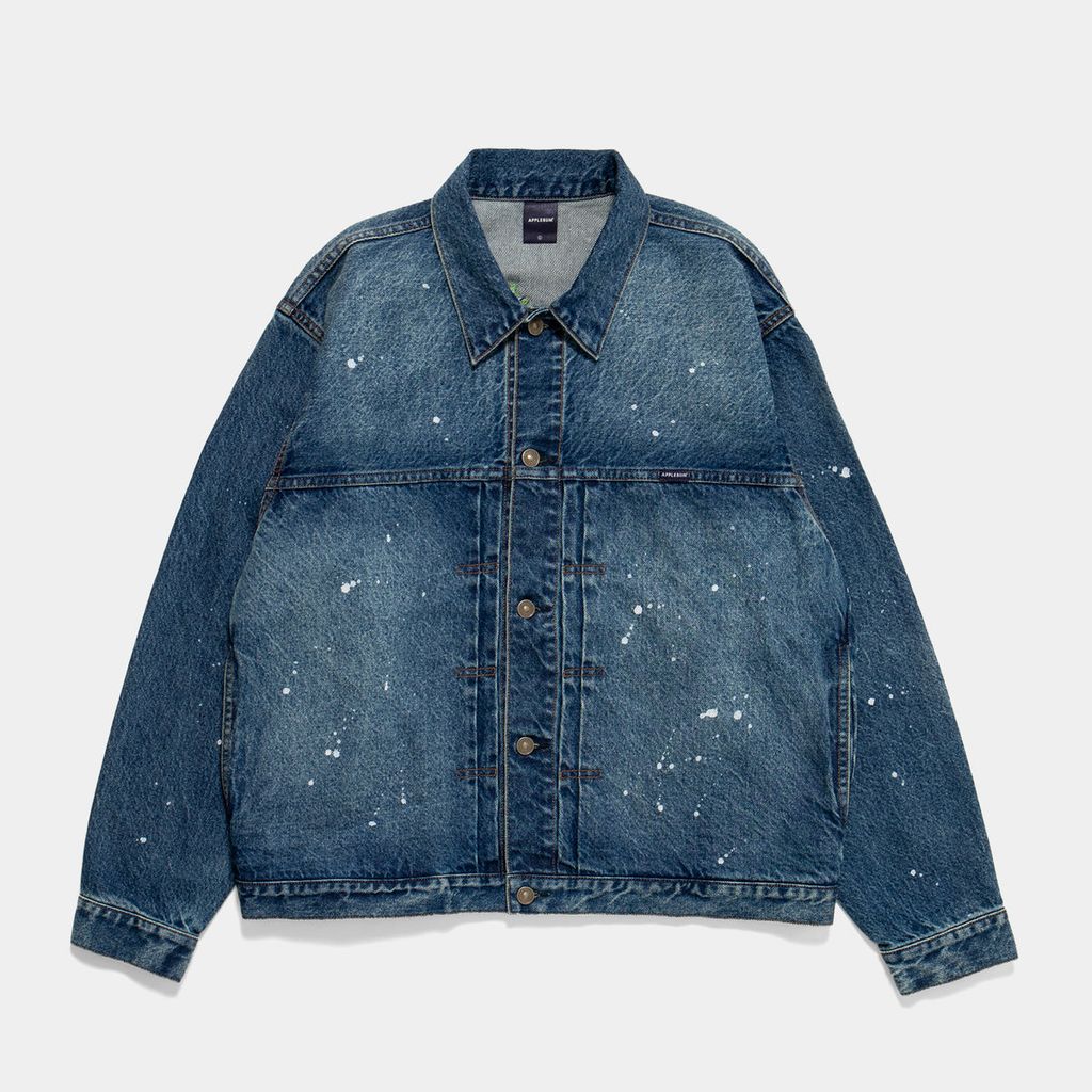 APPLEBUM “APPLE BLOSSOM LOGO” DENIM JACKET