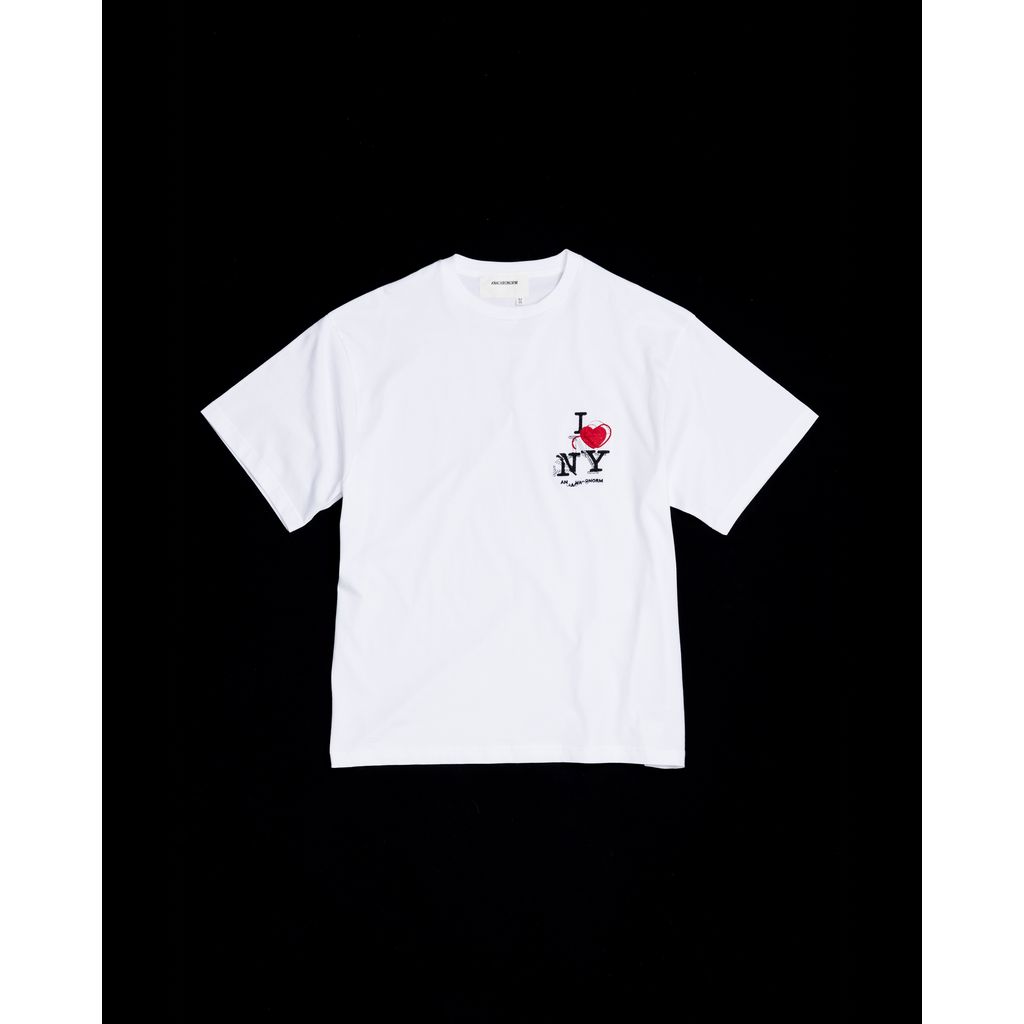 ANACHRONORM ANNK006 ICON THREADS GLITCH EMBROIDERY S/S T-S