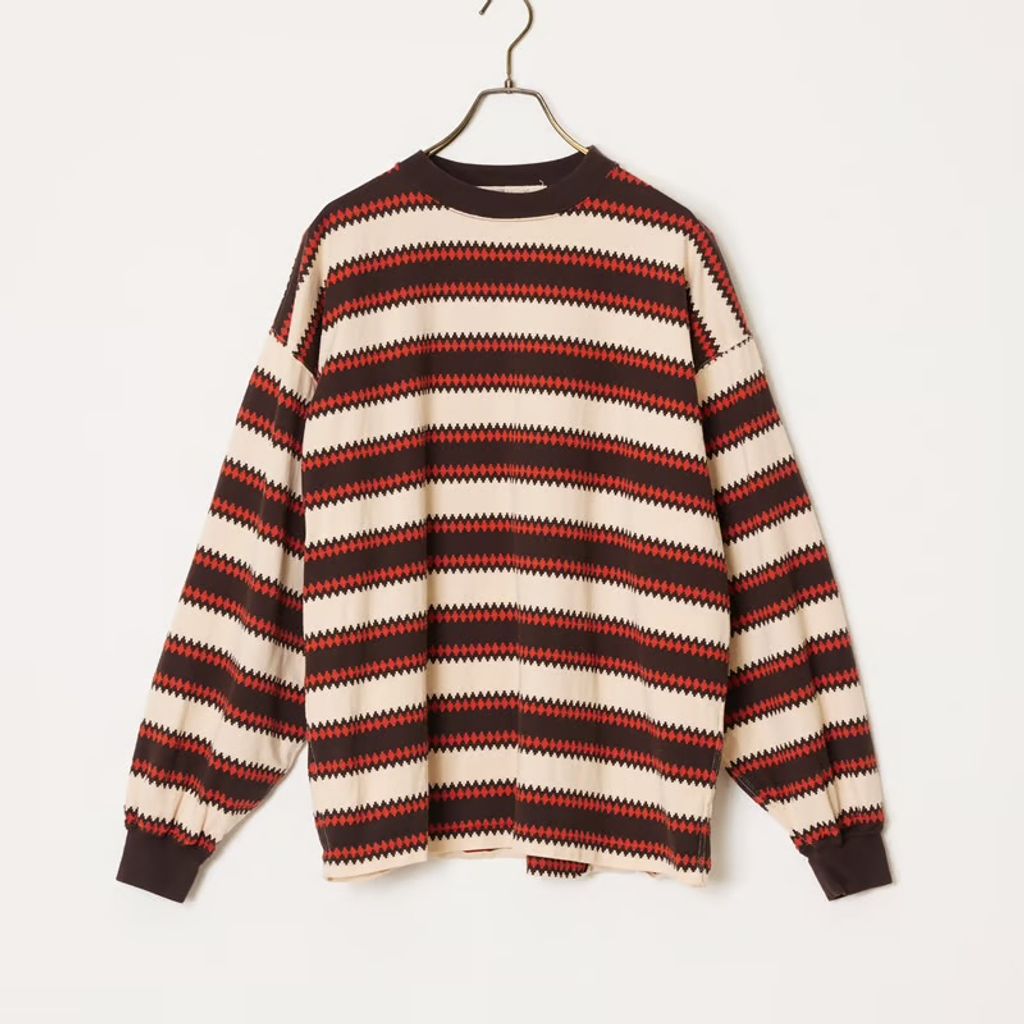 REMI RELIEF ネイティブボーダーロンT