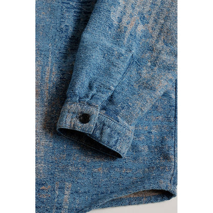 FDMTL BORO JAQUARD HAORI SHIRT 3YR WASH