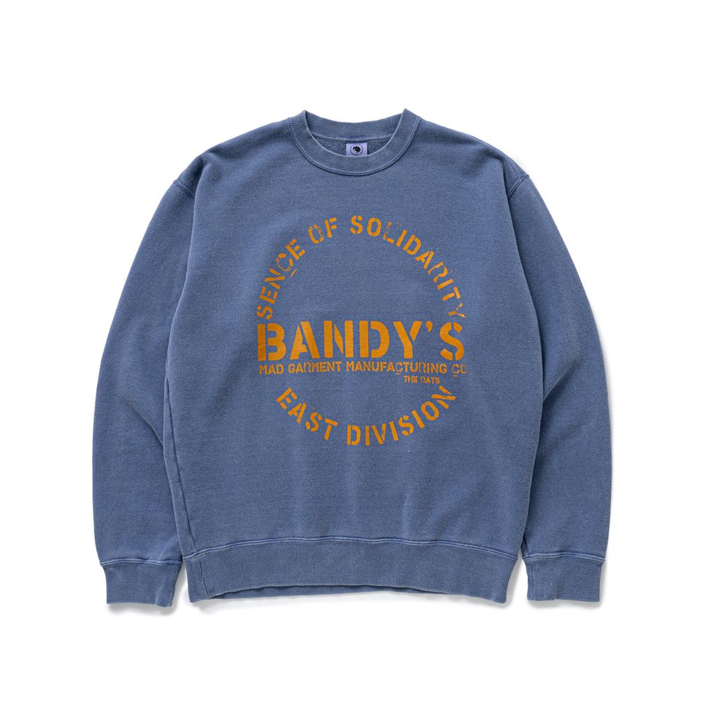 RATS PIGMENT DYED CREW NECK SWEAT