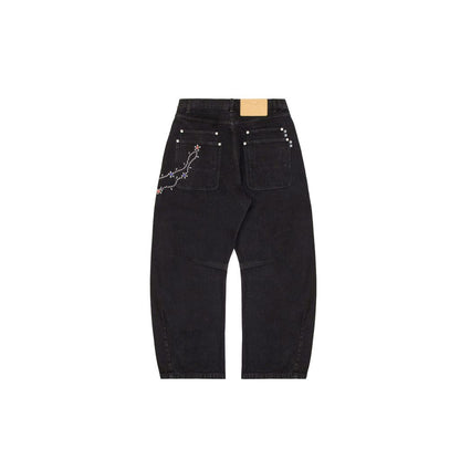 VANDY THE PINK Cotton Twill Stud Pants