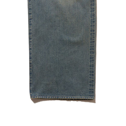 SUGARHILL  DAMAGED MODERN DENIM PANTS WIDE CUT