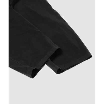 COMME des GARCONS HOMME NYLON TWILL GARMENT DYE PANTS(BLACK)
