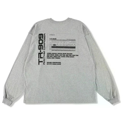 ISNESS MUSIC TR-909 LONG SLEEVE T-SHIRTS(ISNESS MUSIC×ROLAND)