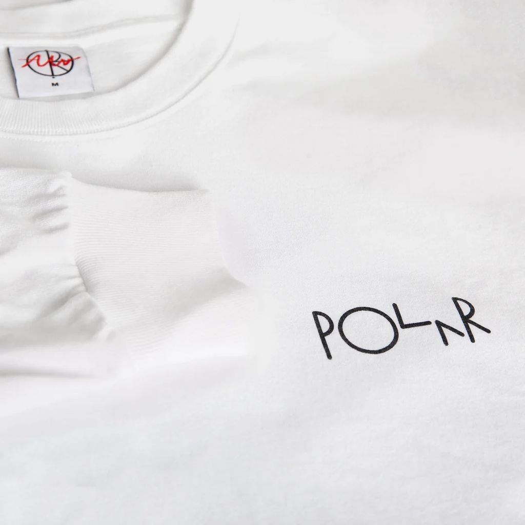 Polar Skate Co. FILL LOGO LS TEE | KLEZ CROSSING
