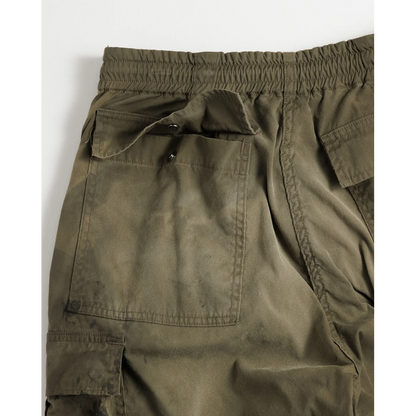 ANACHRONORM FADED CARGO EASY PANTS OLIVE